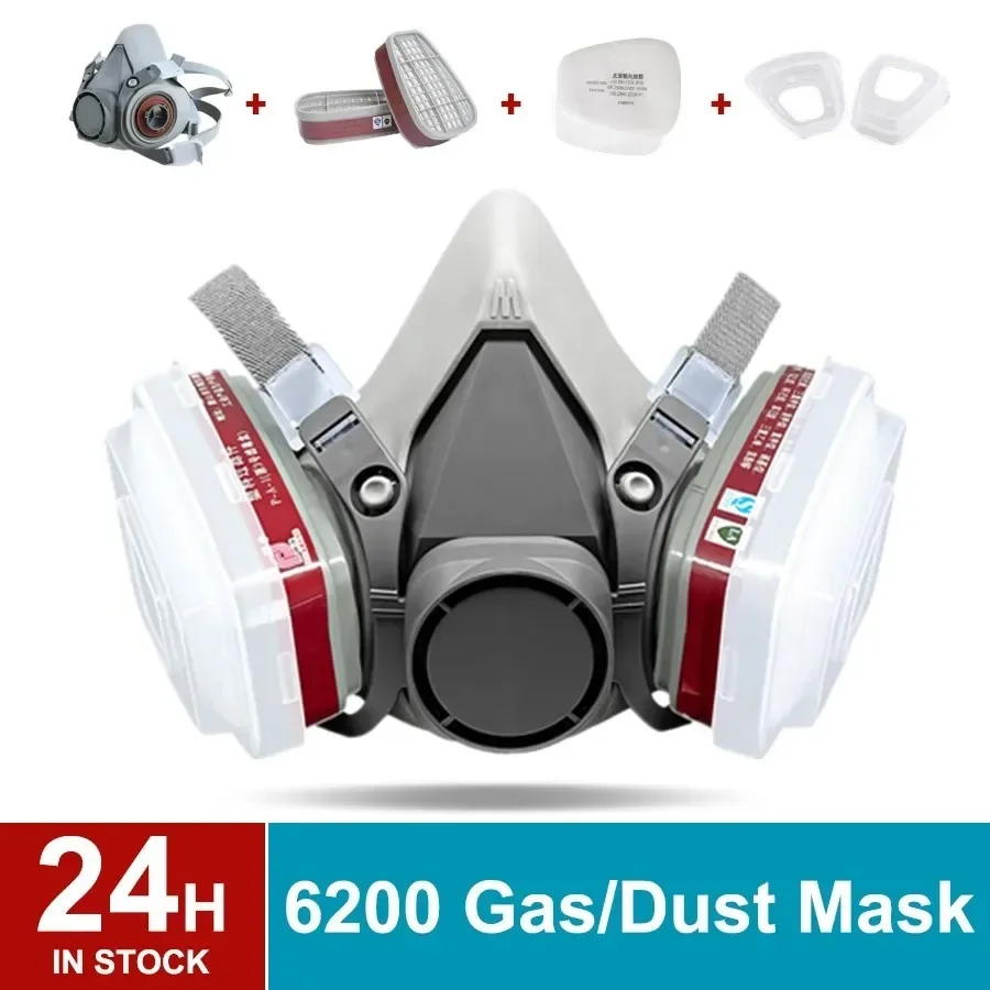Respirator Half Face - 6200 respirador meia face completa máscara