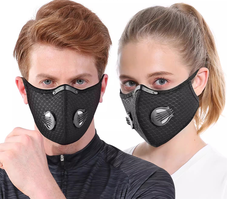Dust Mask Construction - Máscara de ciclismo esporte lavável reutilizável