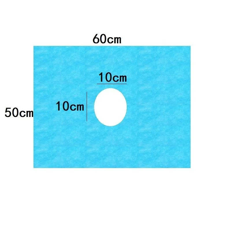 50 pçs cortinas cirúrgicas des - Disposable Mask Blue avaliação e preço