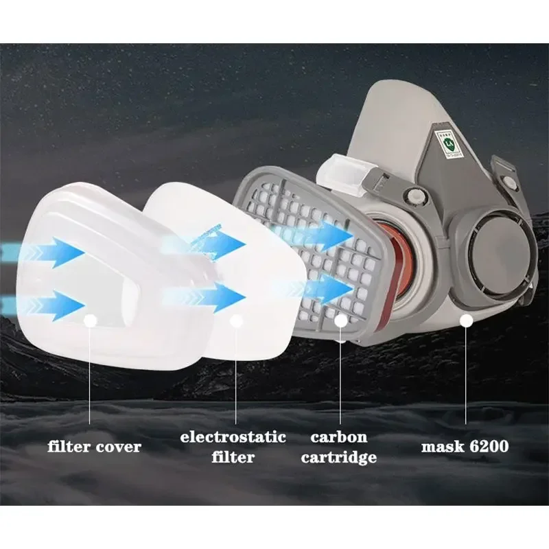 6200 respirador meia face comp - Respirator Half Face avaliação e preço