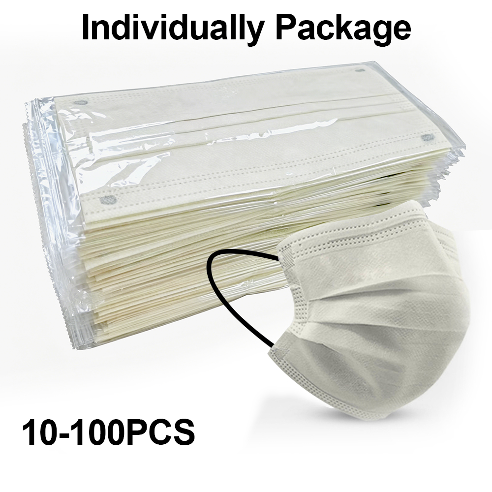 10-100 peças de máscaras desca - Disposable Mask Blue avaliação e preço