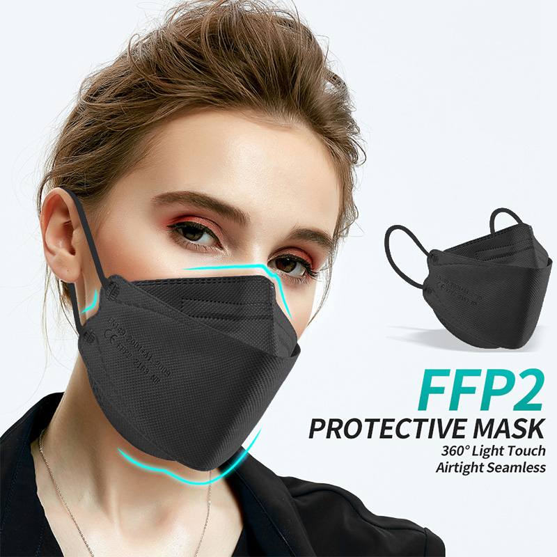 10-200 pces ffp2 mascarillas c - Anti Pollution Mask avaliação e preço