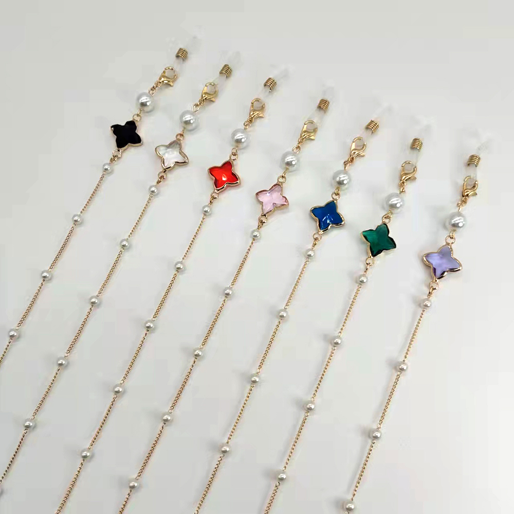 Mulheres óculos corrente de pl - Mask Chain Holder avaliação e preço