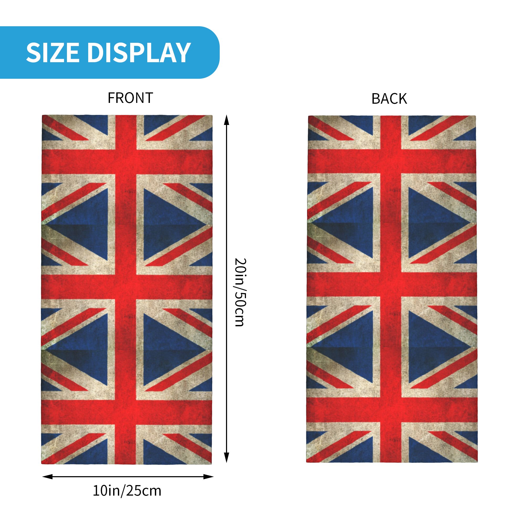 Bandeira do Reino Unido, Bande - Neck Gaiter Face Cover avaliação e preço