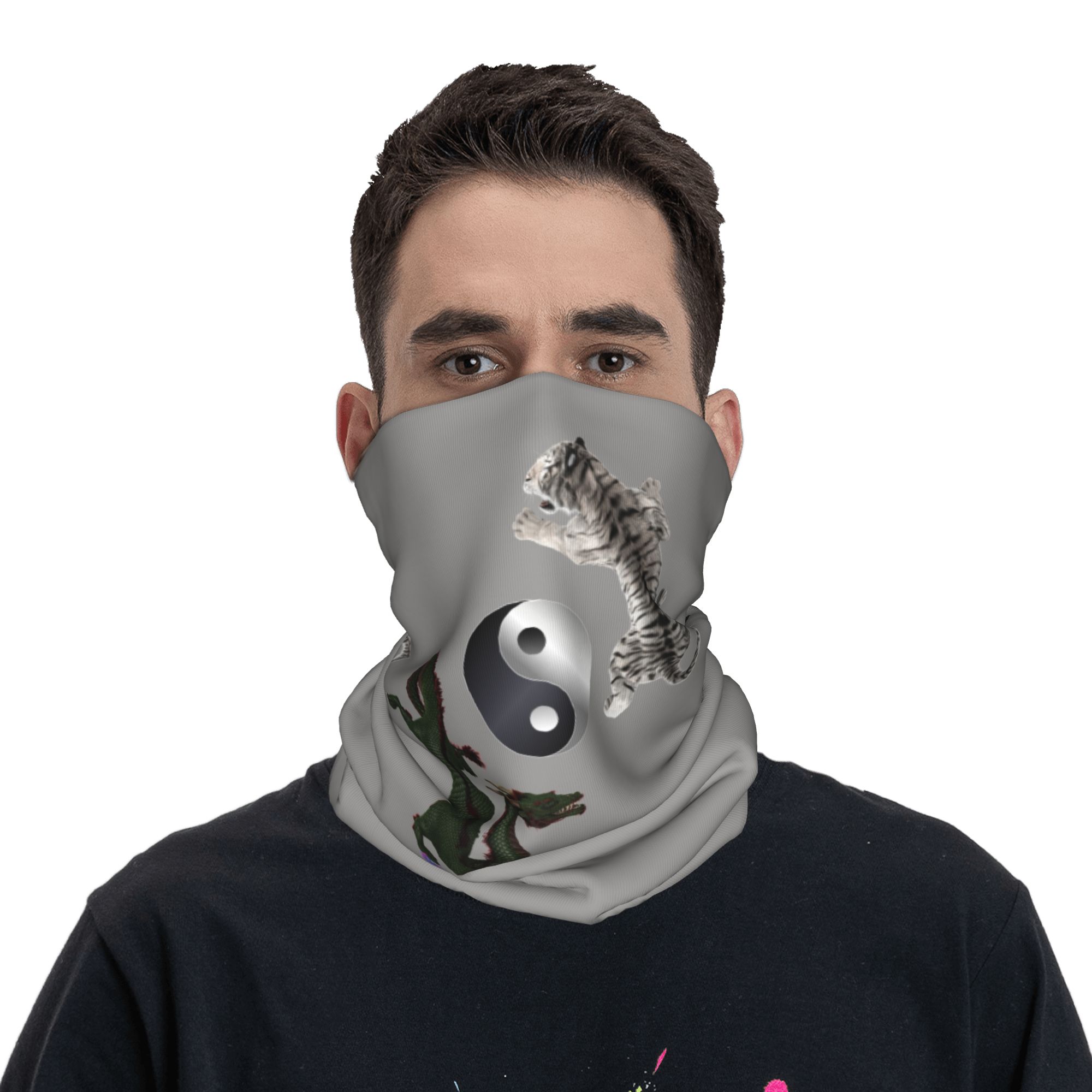 Bandana Personalizada Dragão e - Neck Gaiter Face Cover avaliação e preço